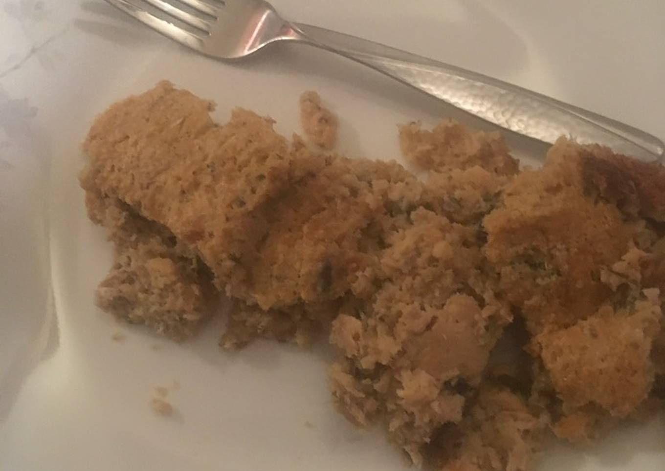 Bread with salmon