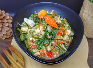 Foto resep Ikan Marlin Kemangi Masak Pedas