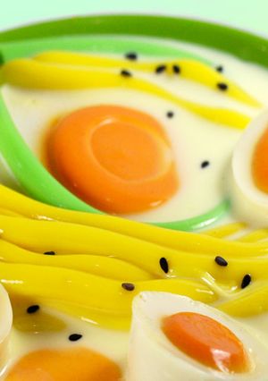 Foto resep Es Pudding Mie Telur Rajawali