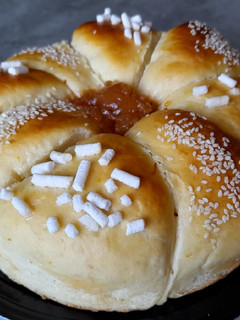 Una foto de Pan Brioche relleno