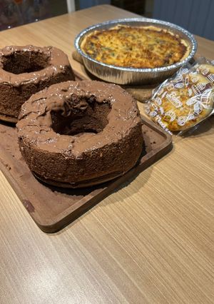 Foto resep Callebaut Milk Choco Chiffon Cake