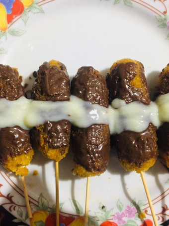 Resep Banana cruncy, coklat &amp; fla vanilla Enak Terbaru