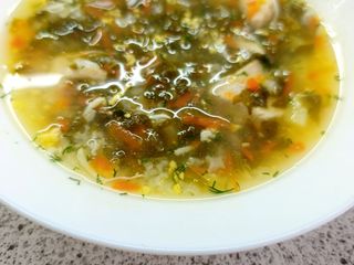 зелений борщ