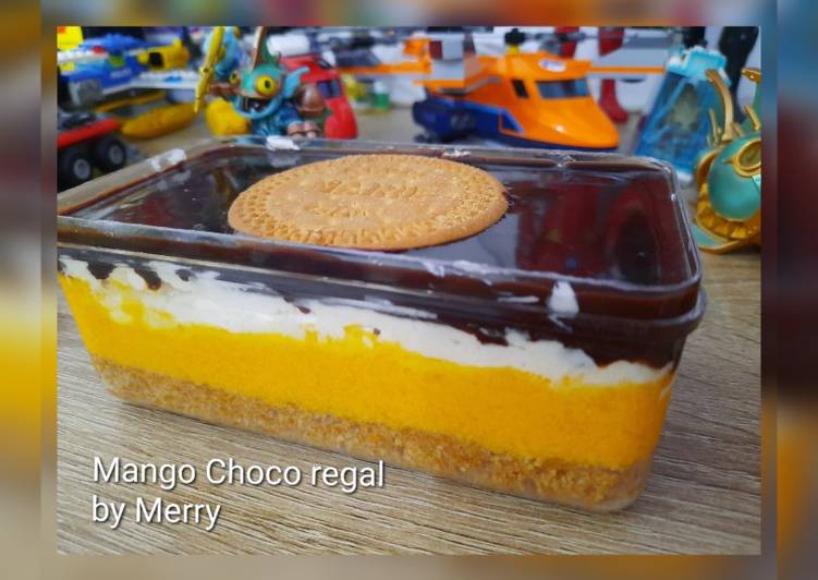 Resep Dessert Box Mango Choco Regal Sederhana