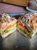 Avocado & Smoked Salmon Toasted Sandwich
