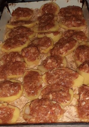 Töltött krumpli recept fotója