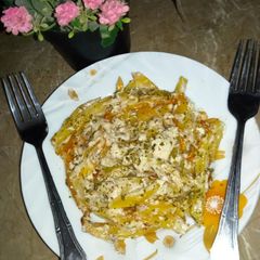 A picture of Chinese Loaded fries.