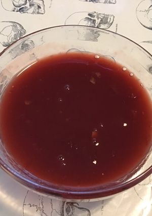 Une photo de Coulis de cerises