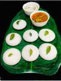 Idli. (Poha Idli)