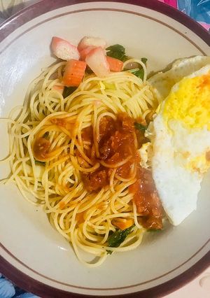 Foto resep Spagethi Crab Telur