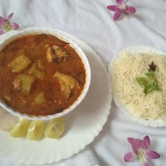 A picture of Chicken Dalcha.