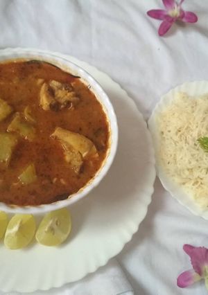 A picture of Chicken Dalcha.