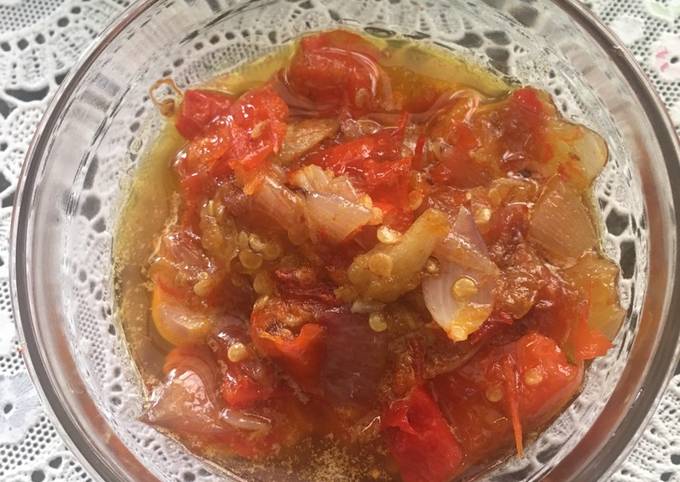 Sambel bawang ala bu rudy