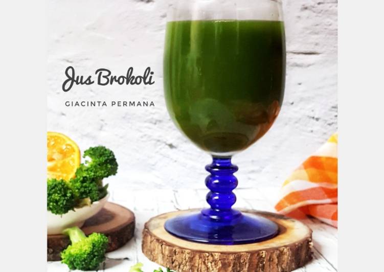 Resep Jus Brokoli, bayam dan jeruk manis yang Menggugah Selera