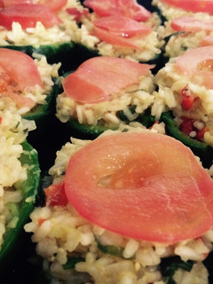 Una foto de Zapallitos rellenos vegetarianos