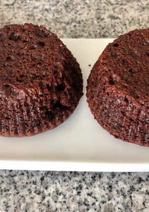 Una foto de Volcán de chocolate sin gluten