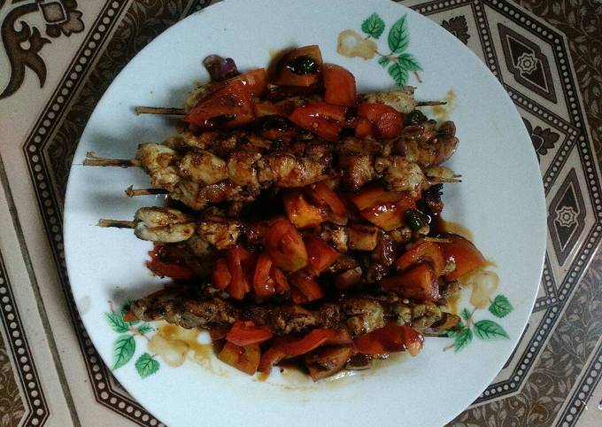 Resep: Sate Ayam Bumbu Kecap Yang Enak