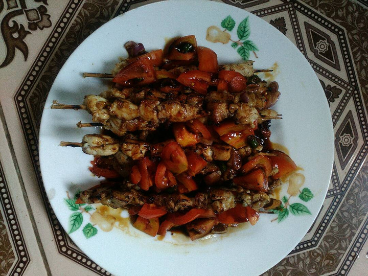 Resep: Sate Ayam Bumbu Kecap Yang Enak