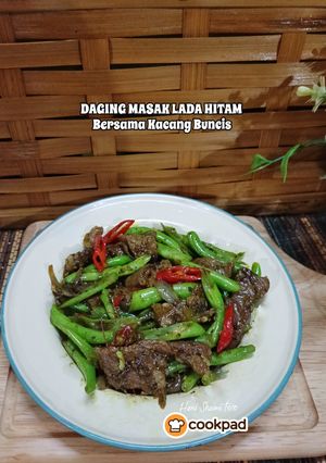 Gambar 2:9:25 - DAGING MASAK LADA HITAM BERSAMA KACANG BUNCIS