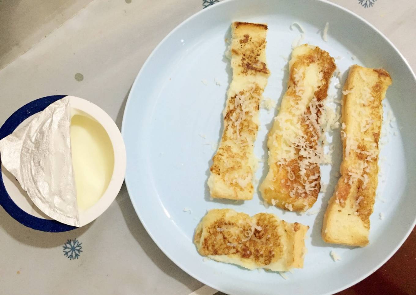 French toast (roti panggang) mpasi 12 bulan