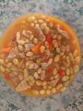 Pochas con falda de cordero