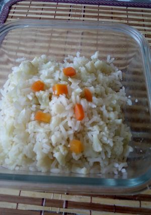 Una foto de Arroz de coliflor
