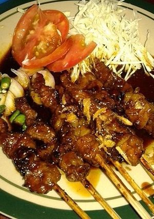 Foto resep Sate sapi bumbu kecap #Day21 #BikinRamadanBerkesan
