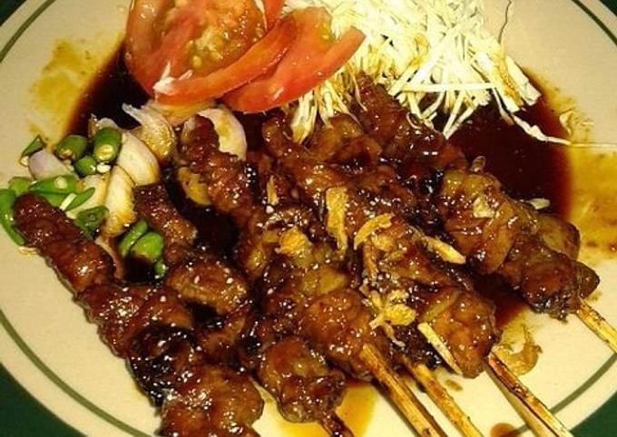 Cara Gampang Menyiapkan Sate sapi bumbu kecap #Day21 #BikinRamadanBerkesan yang Bikin Ngiler