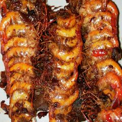 A picture of Fried lobster.