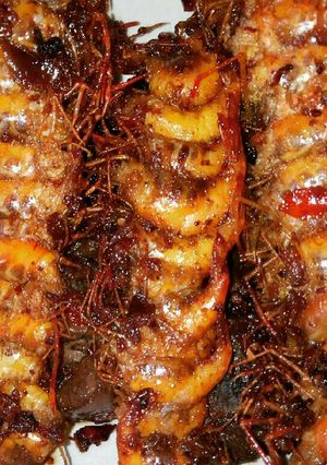 A picture of Fried lobster.