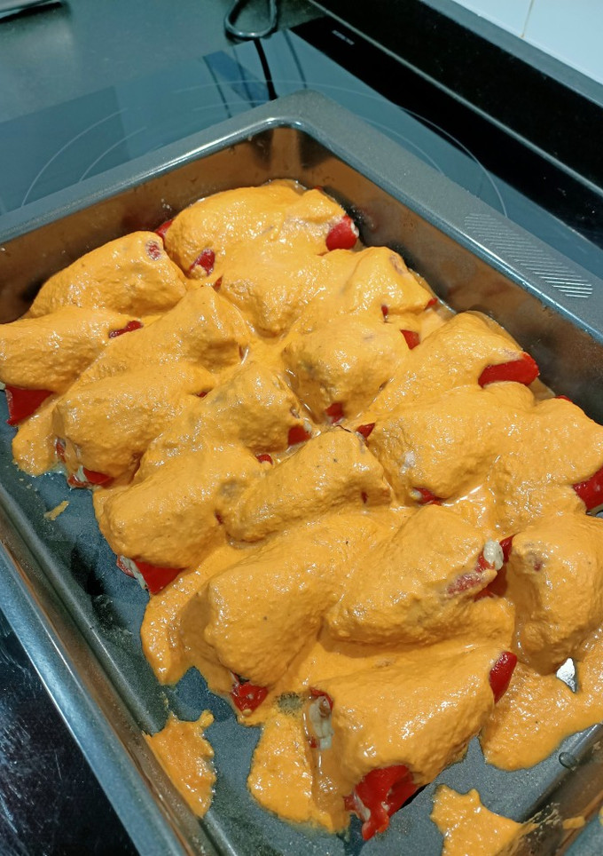 Una foto de Pimientos rellenos de setas