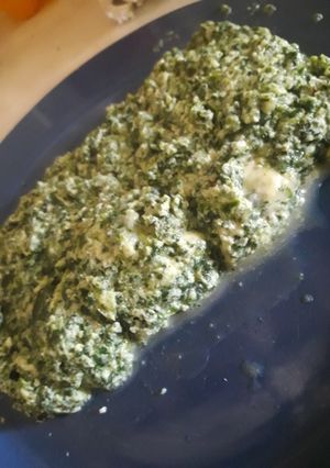 Una foto de Crep de espinaca relleno (light)