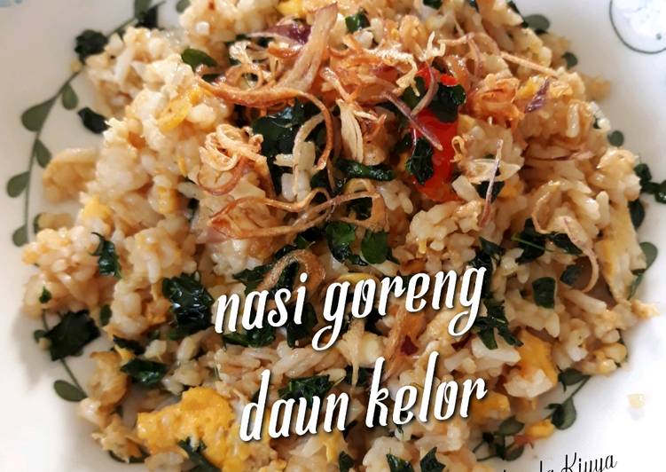 Nasi goreng daun kelor