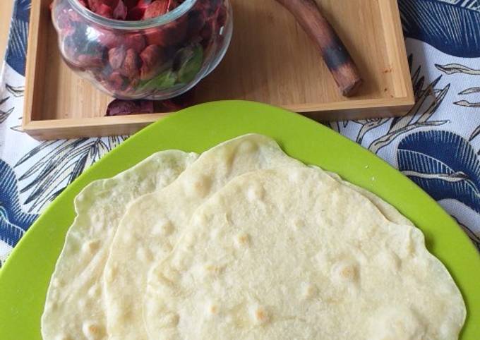 Resep: 266. Kulit Tortila / kulit Kebab simple Irit Untuk Jualan