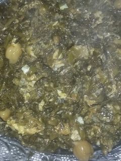 صورة لوصفة طبق السلق بالبيض