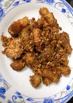Hình của món Thịt Ba Rọi Rang Sả Ớt.