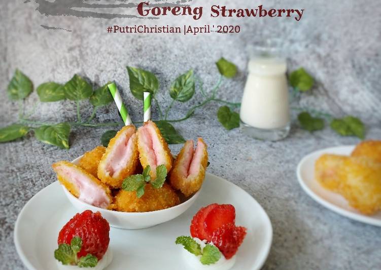Resep Es Cream Goreng Strawberry oleh PutriChristian Cookpad