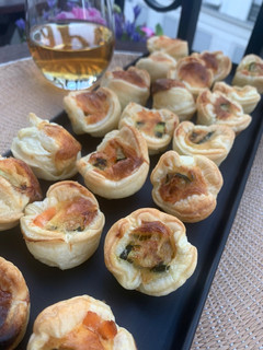 Une photo de Mini quiche apéritif