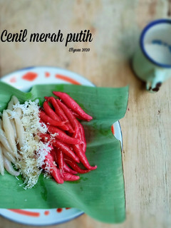 Foto resep Cenil merah putih