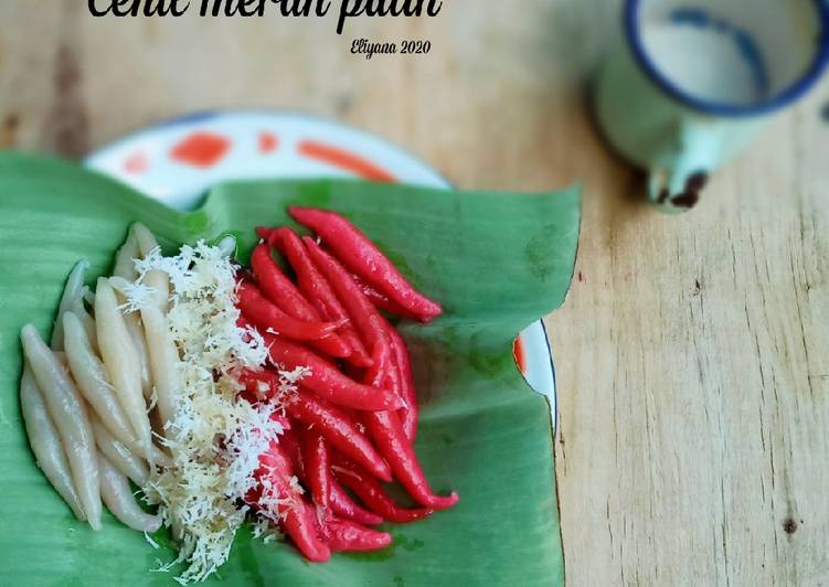 Resep Cenil merah putih Anti Gagal