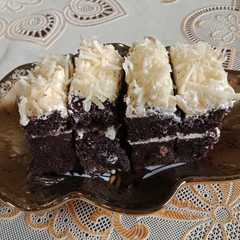 รูปของ Brownis kukus coklat keju creamy