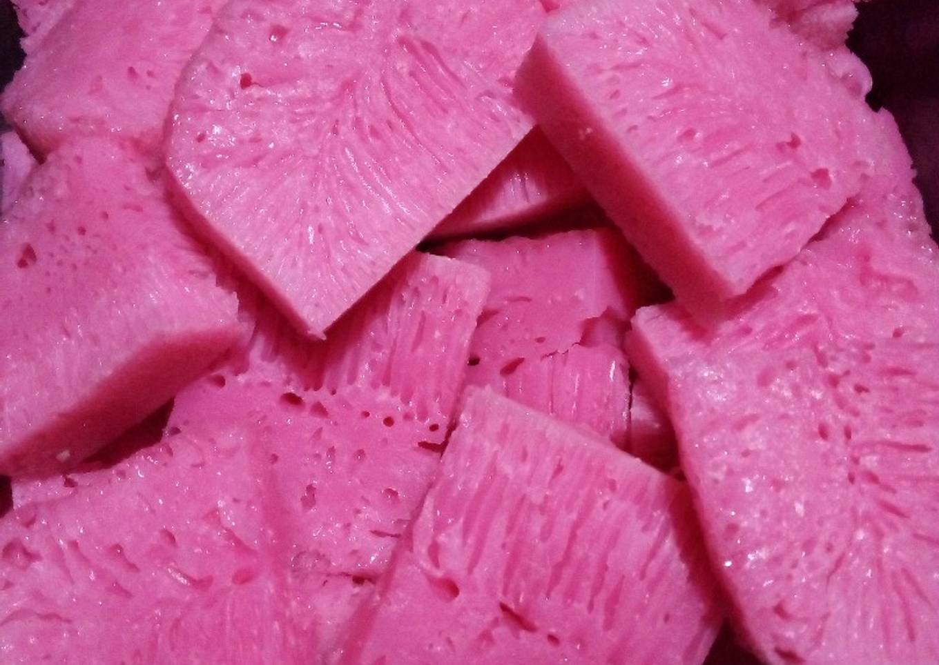 Kue apem tepung beras bersarang
