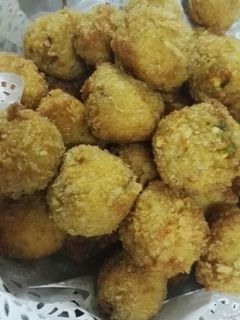 صورة لوصفة كرات التونة بالبطاطس