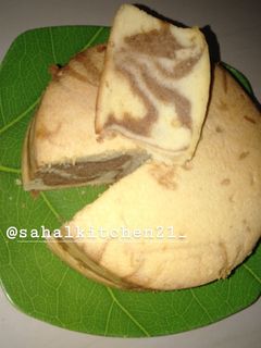 Foto resep Marmer cake putih telur