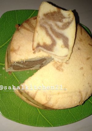 Foto resep Marmer cake putih telur