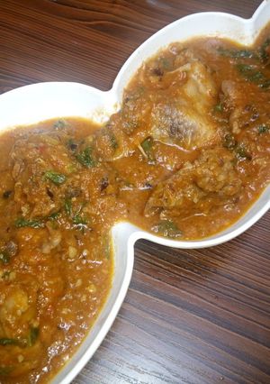 A picture of Tuwo miyar taushe.
