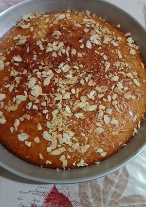 صورة لوصفة بسبوسة تركية