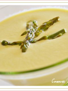 Una foto de Crema de espárragos. (Thermomix)