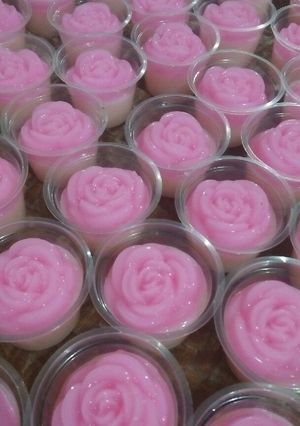 Foto resep Puding mawar