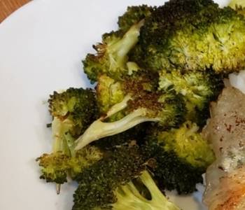 Popular Recipe Garlic  Lemon roasted broccoli Delicious and Healthy